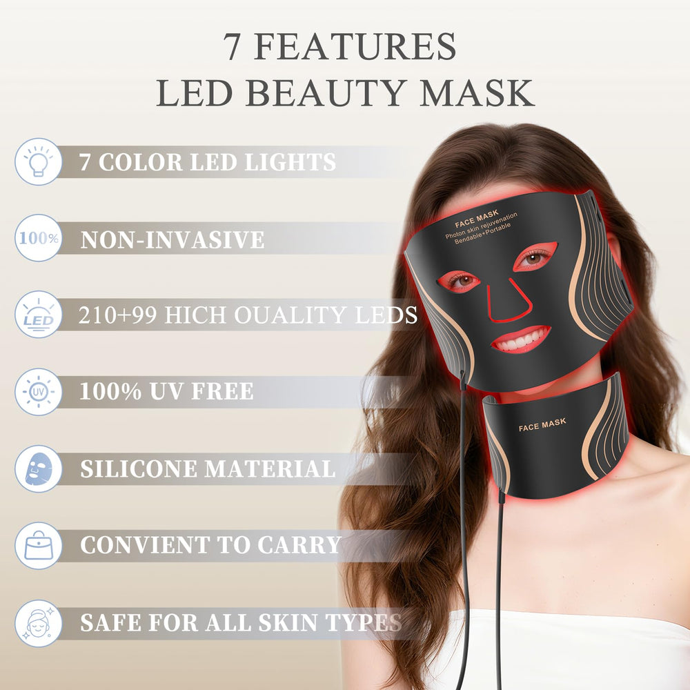 LEKKSA red light device with 7 modes for customizable sessions at home