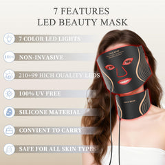 LEKKSA red light device with 7 modes for customizable sessions at home