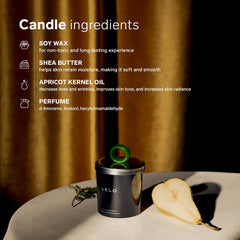 LELO Flickering Touch Candle emits soft light, creating a serene ambience for relaxation.
