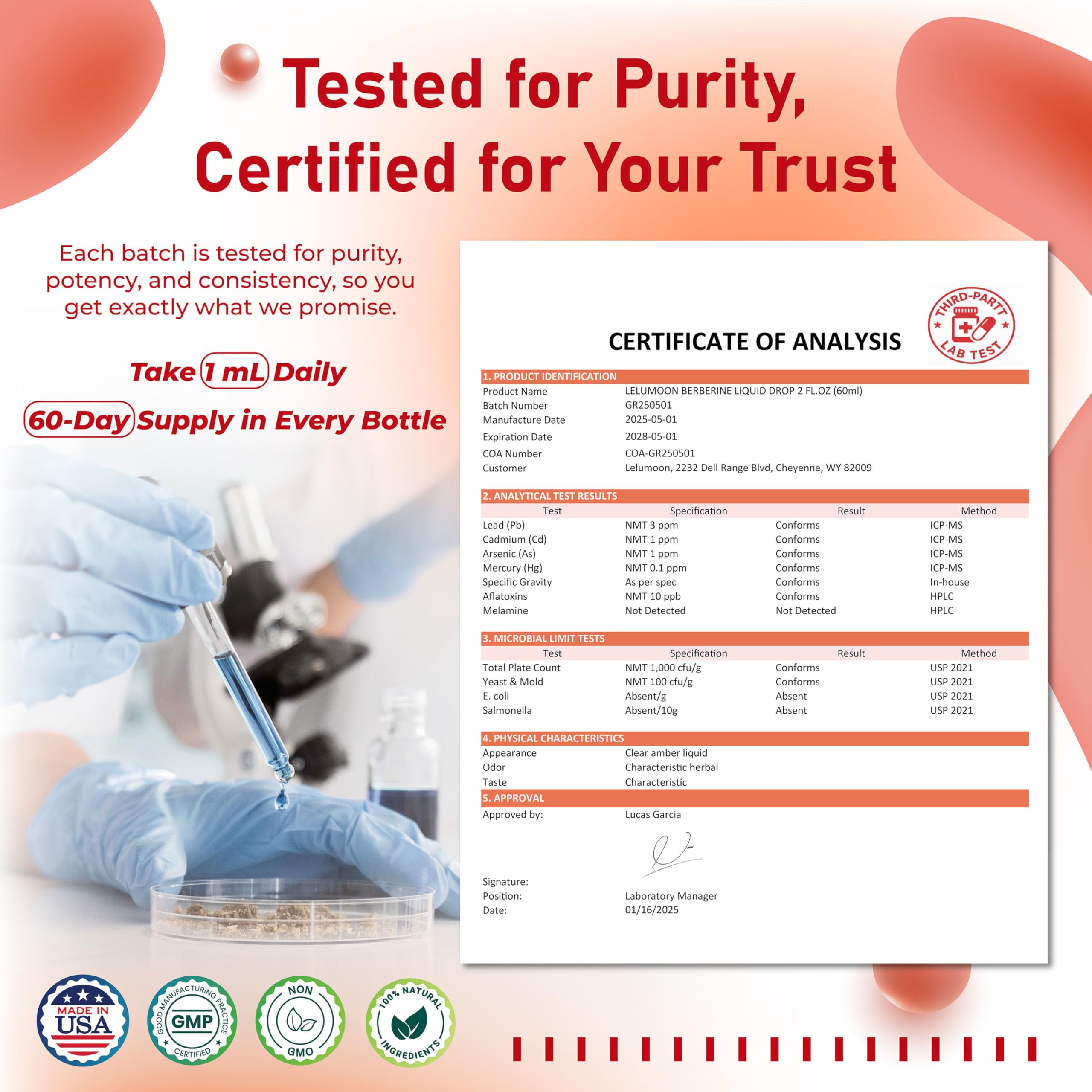 LELUMOON GMP-certified seal signaling product quality.