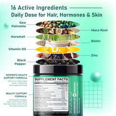 LELUMOON product label front communicates key ingredients and GMP-certified quality.