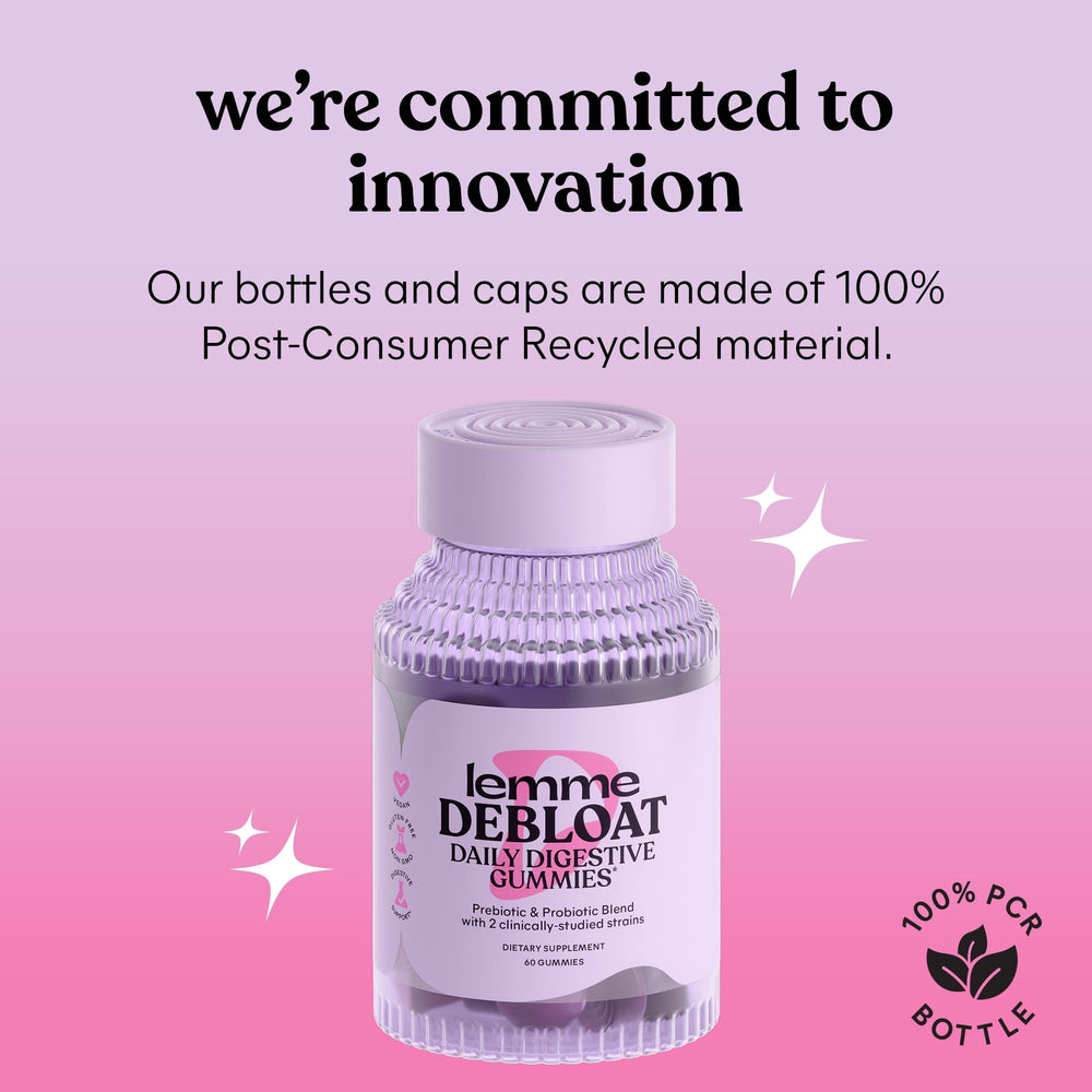 Lemme Debloat packaging displayed to emphasize USA-made quality.