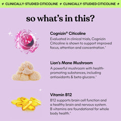 Lemme Focus packaging label emphasizes vegetarian, gluten-free credentials for mindful snacking.