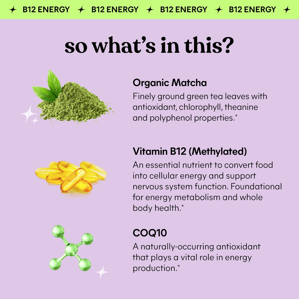 Lemme Matcha Energy Gummies packaging front with gluten-free and clean label.