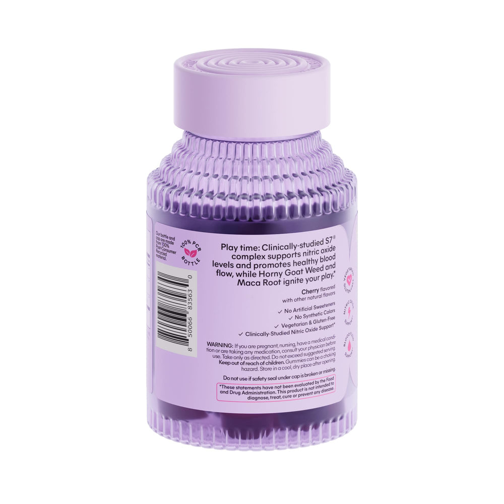 Lemme Play 60-count bottle front view for easy stocking.