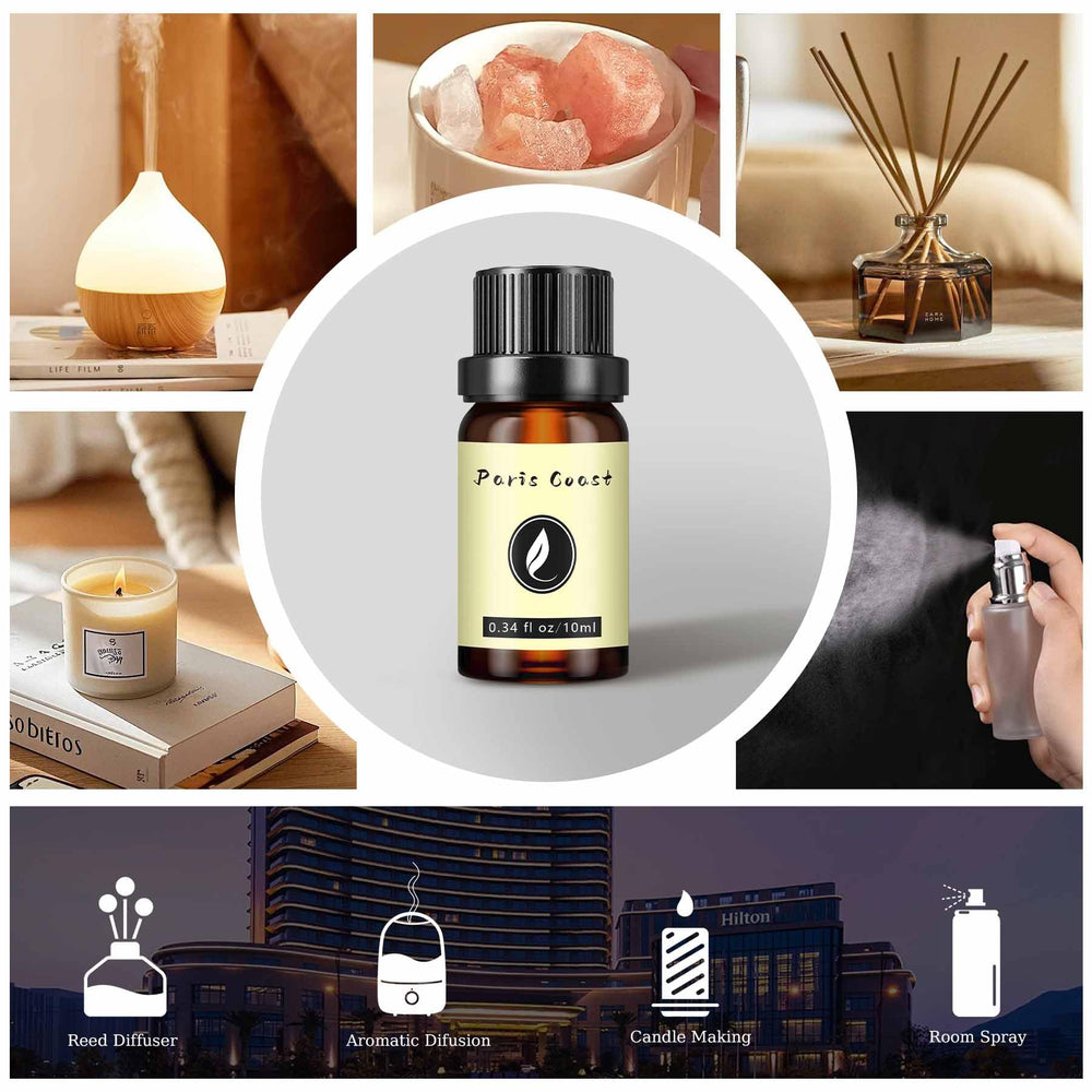 LEMPFE Gift set of diffuser oils in amber bottles ready for gifting