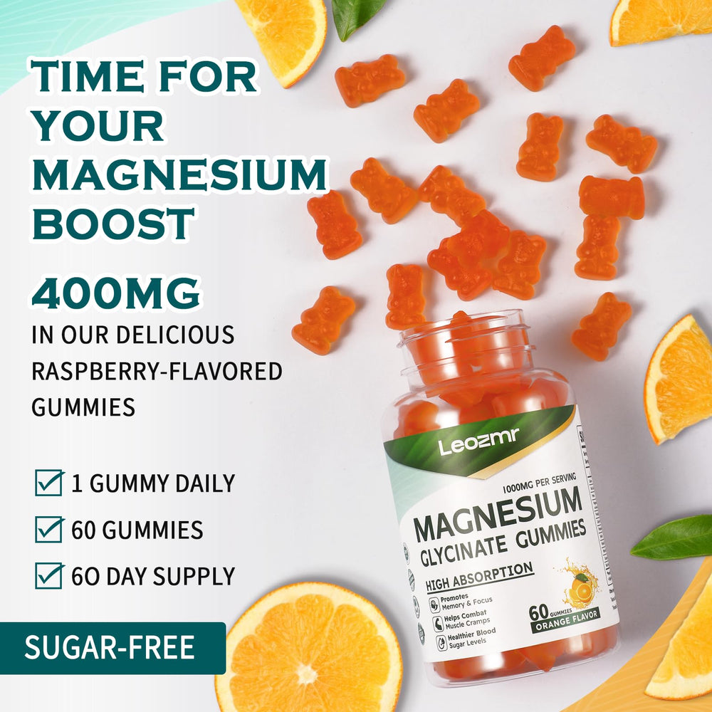 Leozmr gummies with potassium and magnesium for hydration balance.
