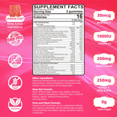 Close‑up of Lerinettia gummies highlighting texture for everyday use.