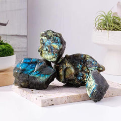 LERSUSI Labradorite energy-work crystal ideal for chakra focus