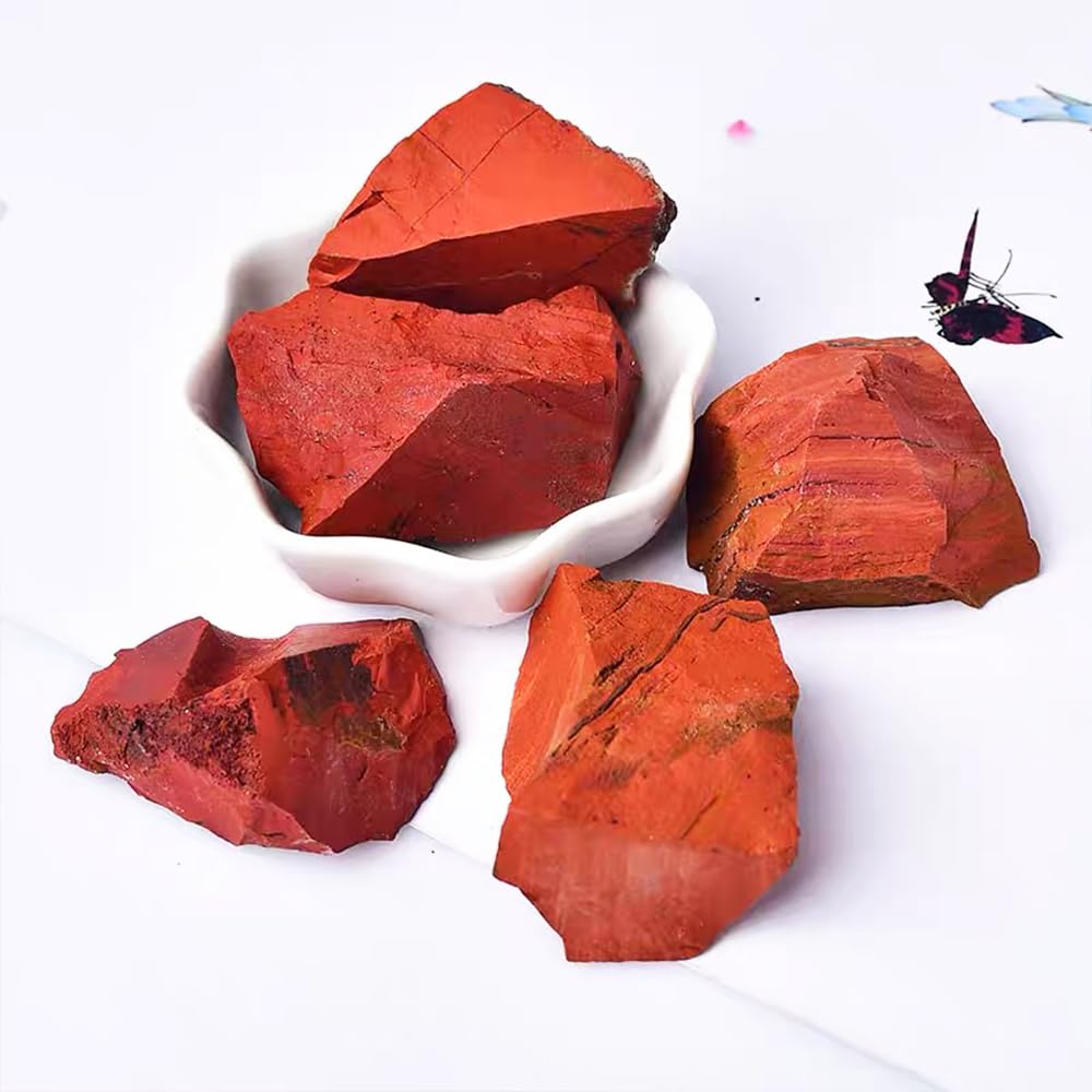 LERSUSI Red Jasper crystal used in Reiki and chakra work