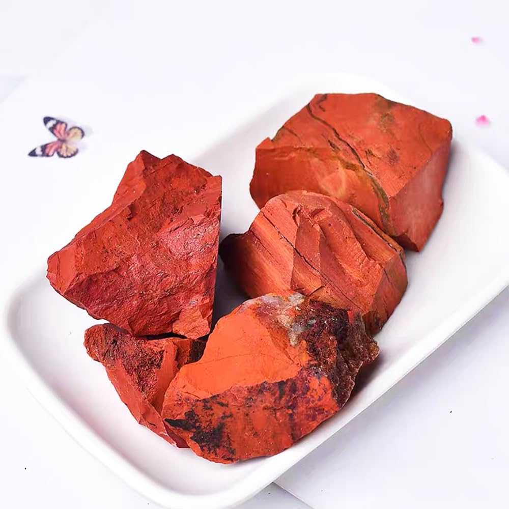 LERSUSI Red Jasper mineral for crystal beginners and collectors