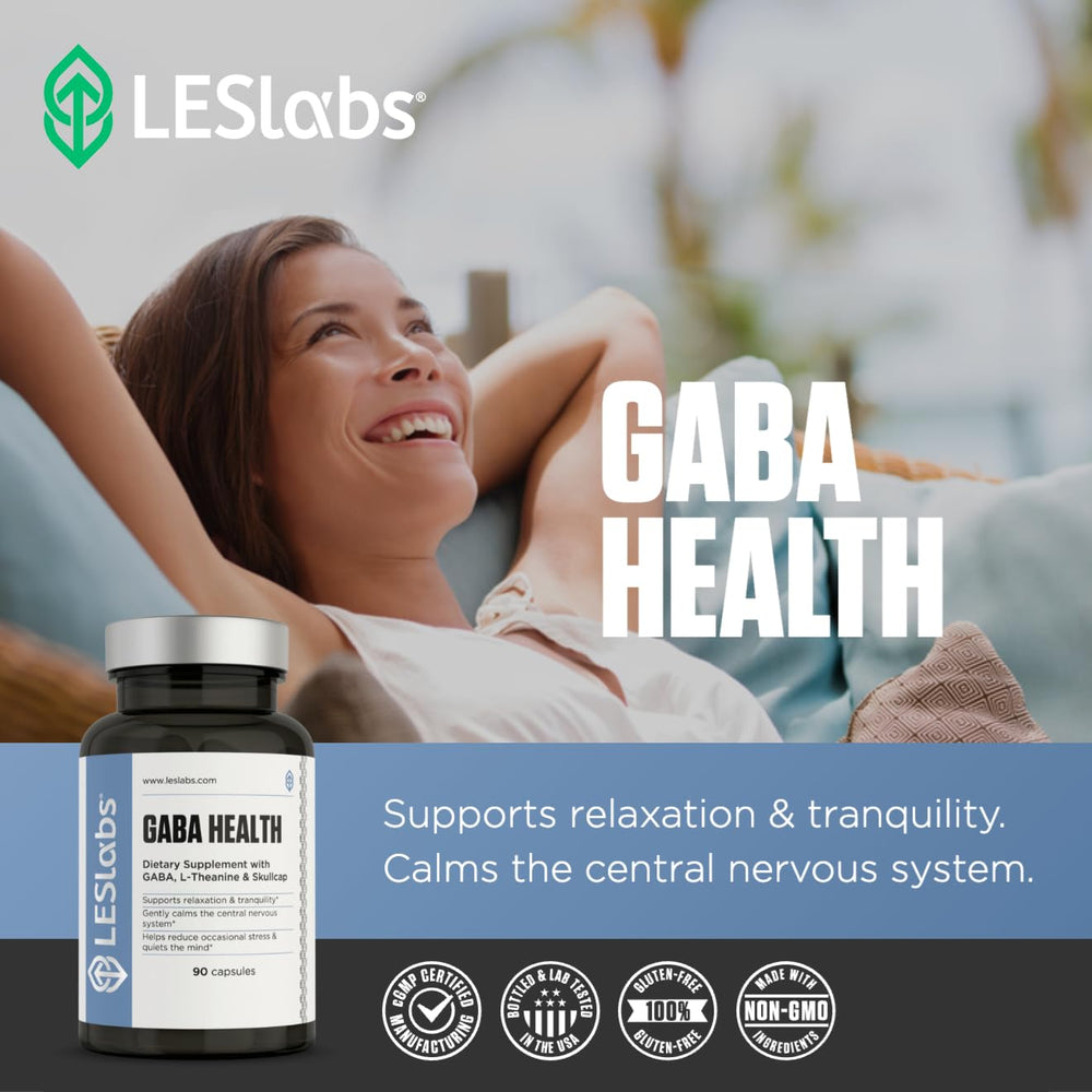 LES Labs GABA Health ingredients zinc magnesium highlight a high-quality formula.
