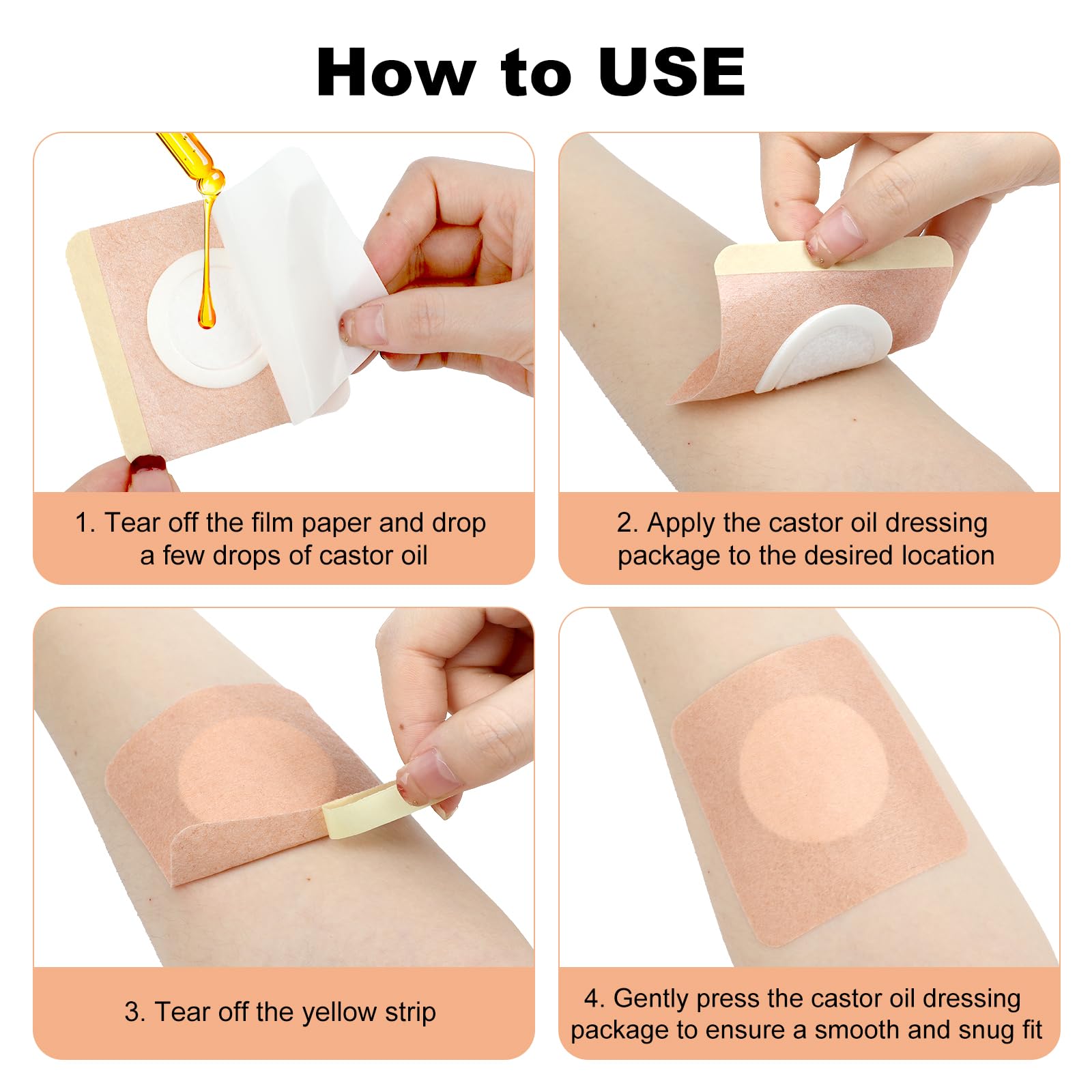 Lesmore navel patch on skin, easy self-adhesive use for targeted coverage.