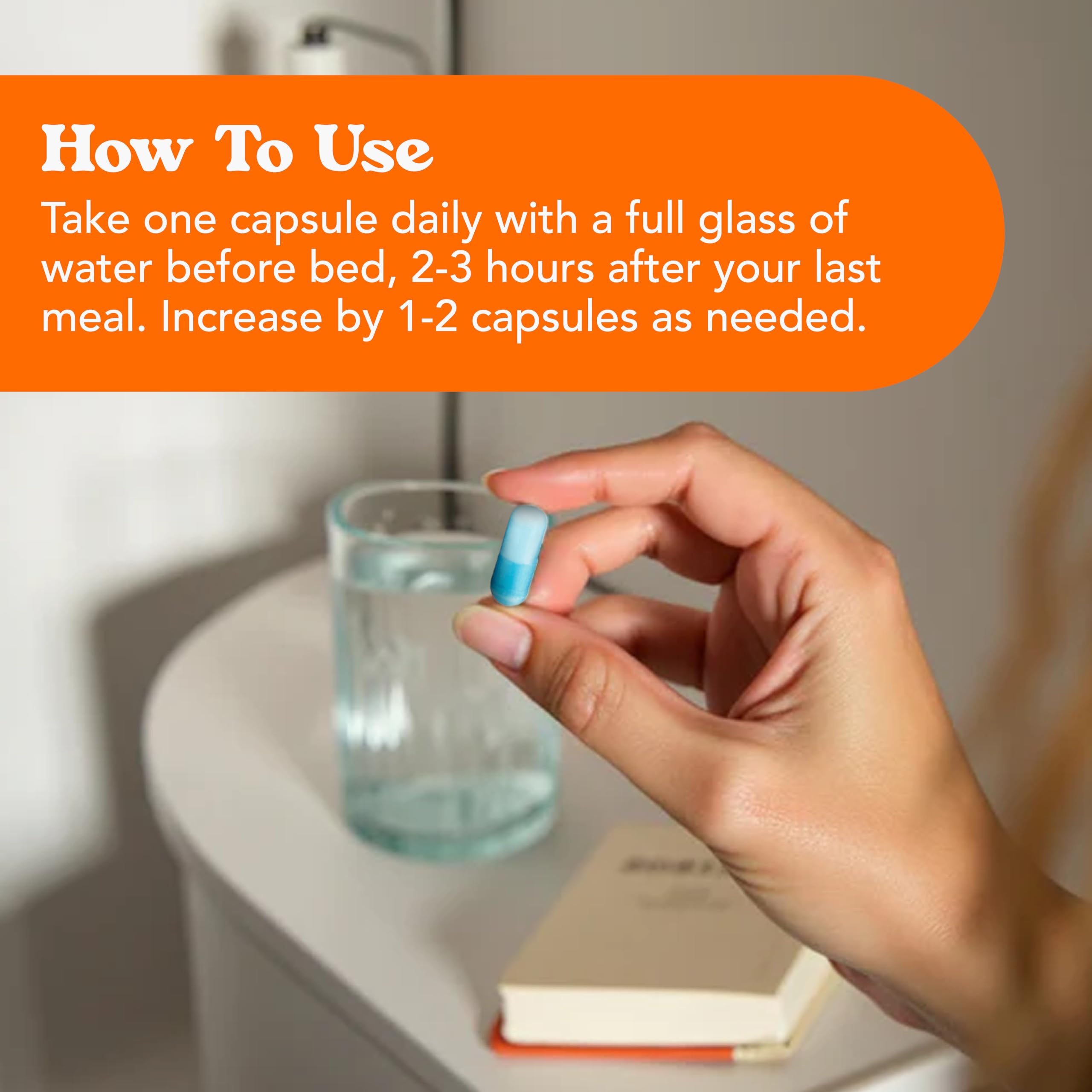 Let Loose ozonated magnesium oxide capsules shown for digestive comfort