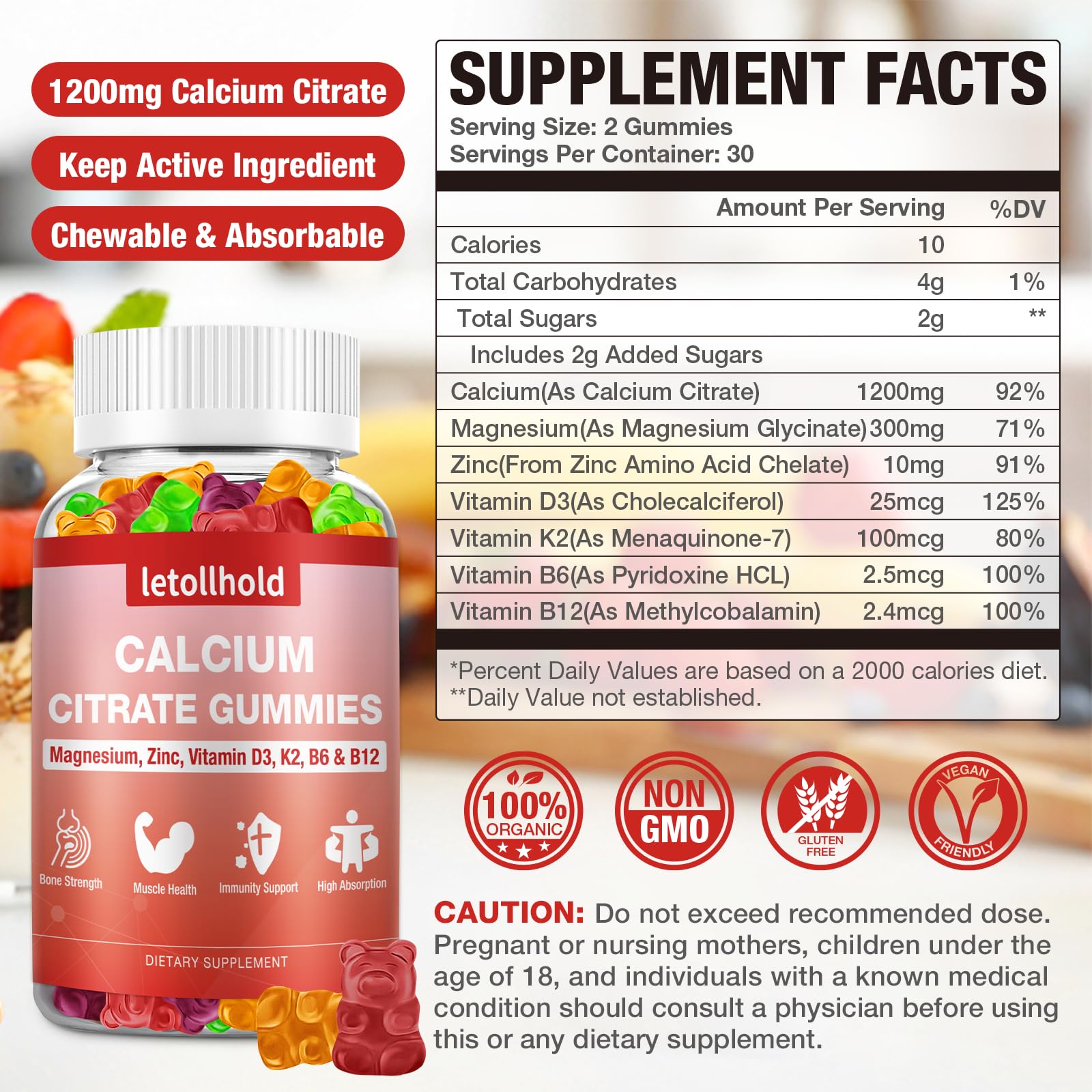 Letollhold 2-pack packaging for a convenient two-month supply