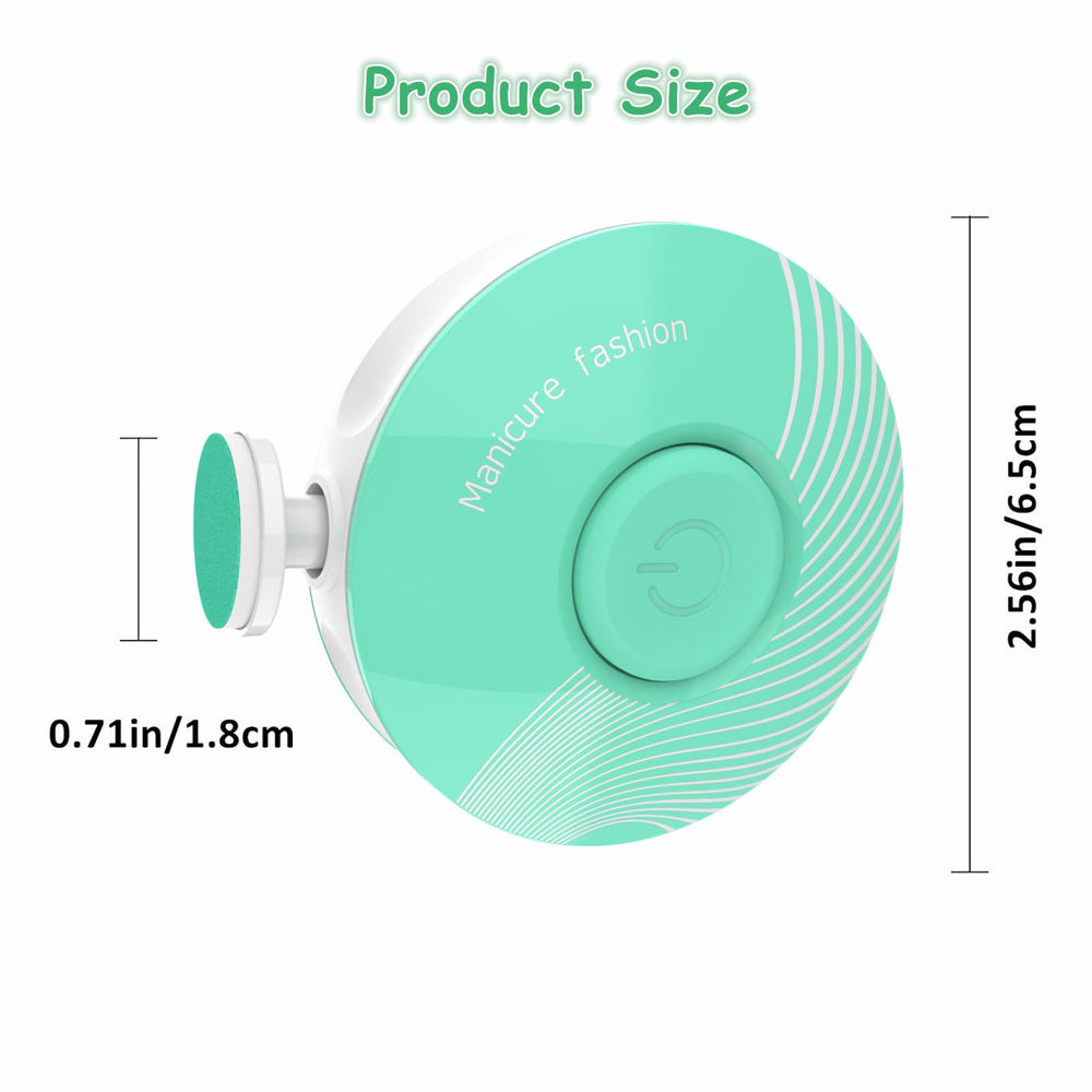 Letuenmi baby nail trimmer round ergonomic grip for one-handed grooming.