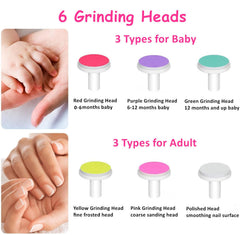 LETUENMI whisper-quiet operation helps trim nails while baby sleeps.