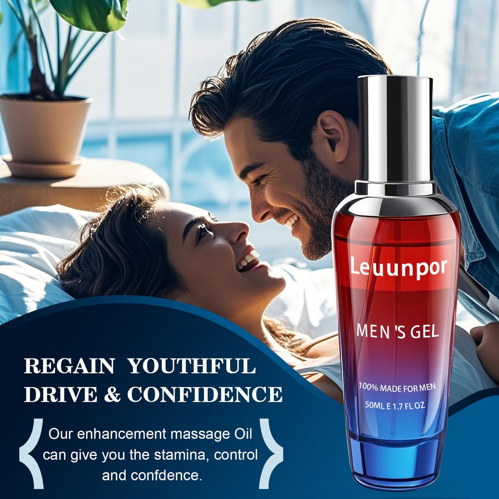 Leuunpor gel texture appears silky for quick, non-sticky absorption.