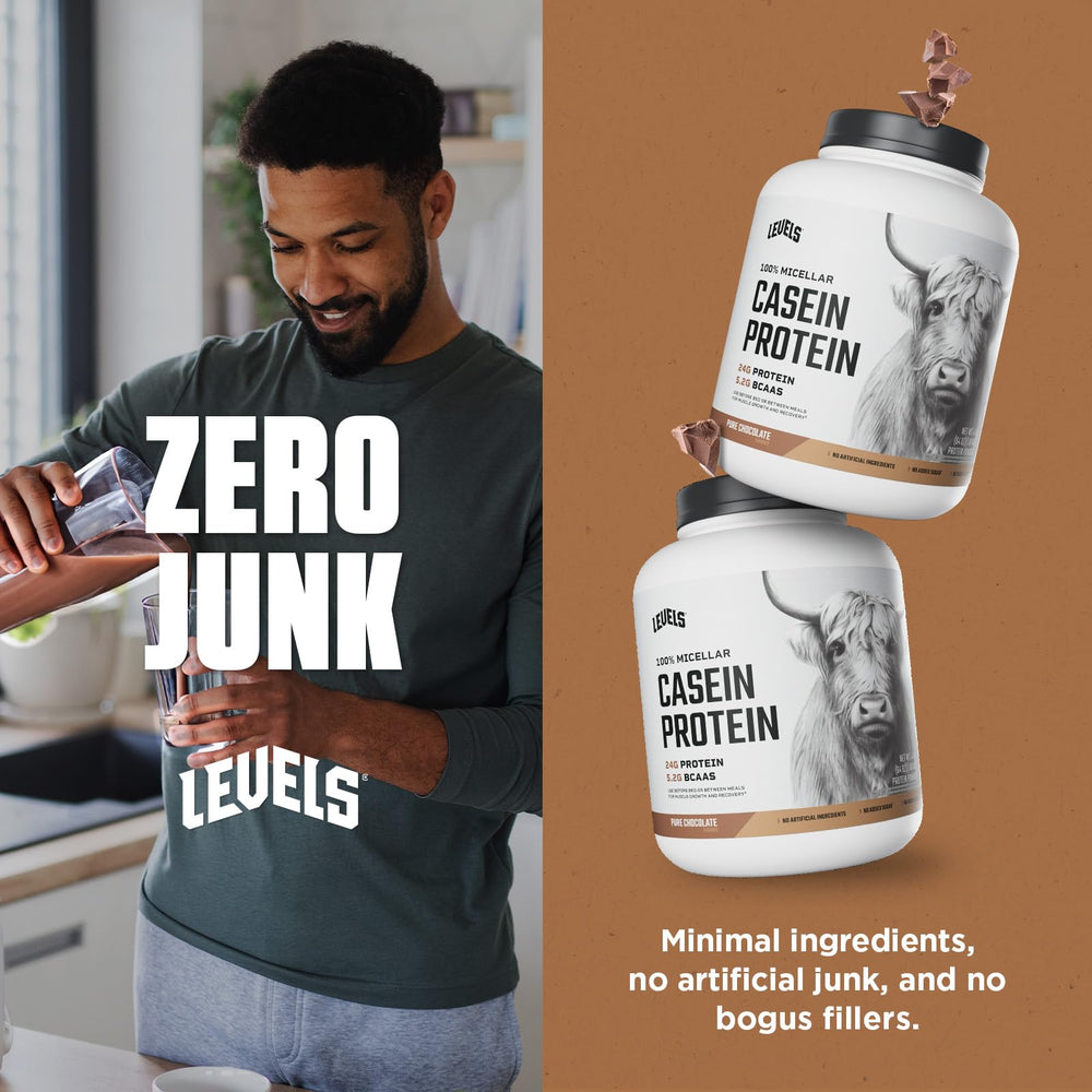 Made in the USA with cold-process filtration for Levels casein