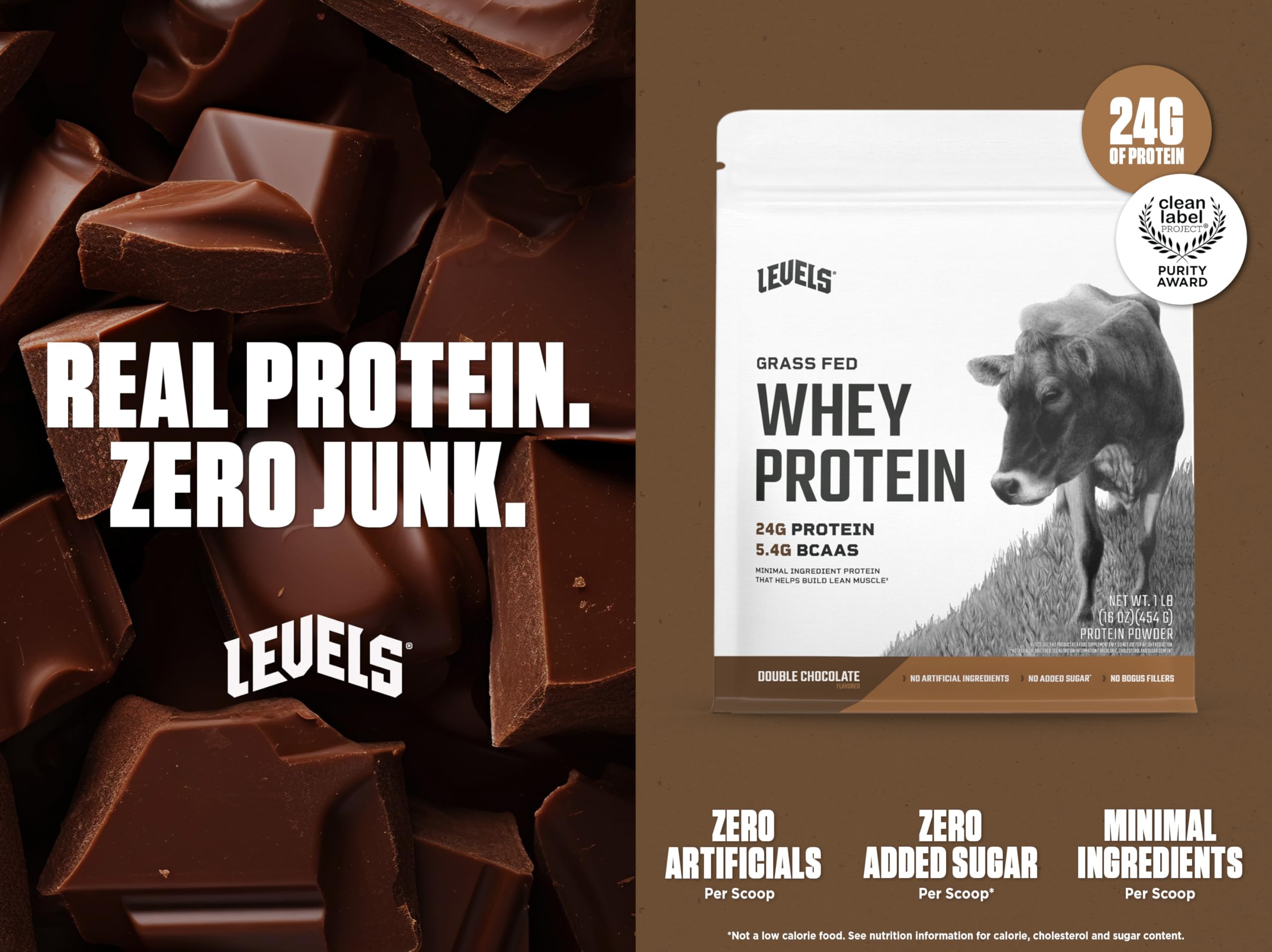 Levels Nutrition whey scoop-dispensing shows easy mixing