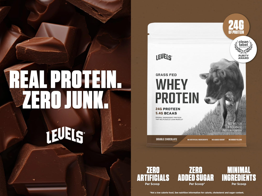 Levels Nutrition whey scoop-dispensing shows easy mixing