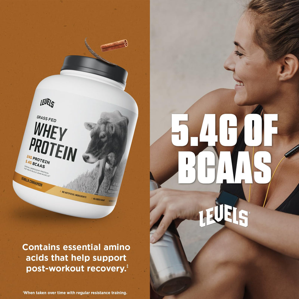 Levels Nutrition grass-fed dairy source supports high-quality protein.