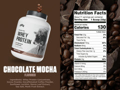 Levels Whey Protein cup after mixing shows creamy texture
