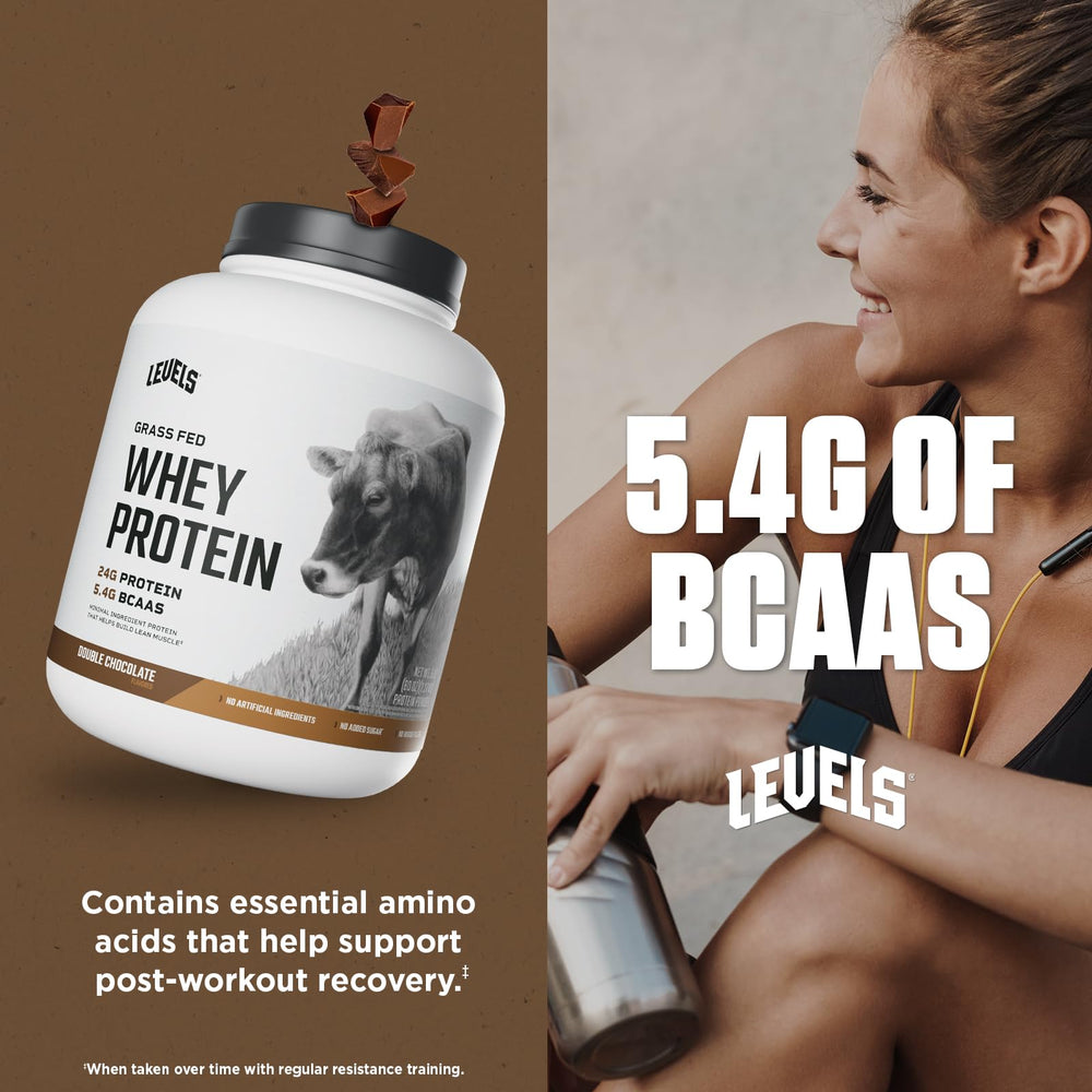 Levels whey shaker ready for quick protein mixes.