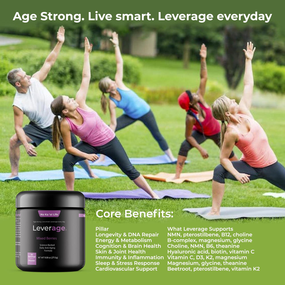 Leverage produced in a USA facility with FDA-registered GMP standards for quality.