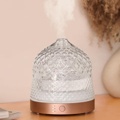 Levoair 200ml glass diffuser with clear reservoir for pure diffusion.