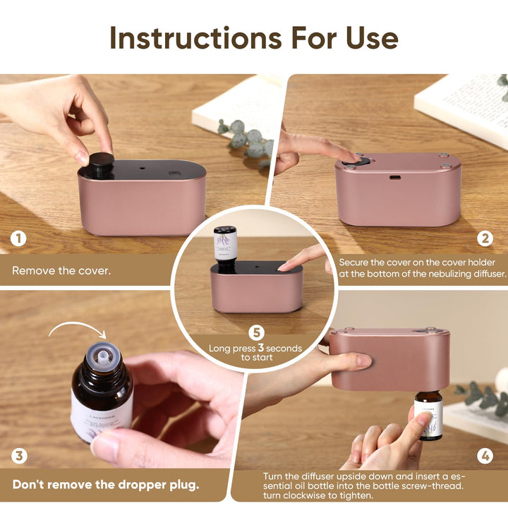 Levoair ultra-quiet operation keeps spaces peaceful while diffusing scents