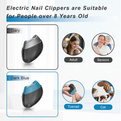 Dual-speed switch on LE.VOLIFE clipper for precise nail grooming.