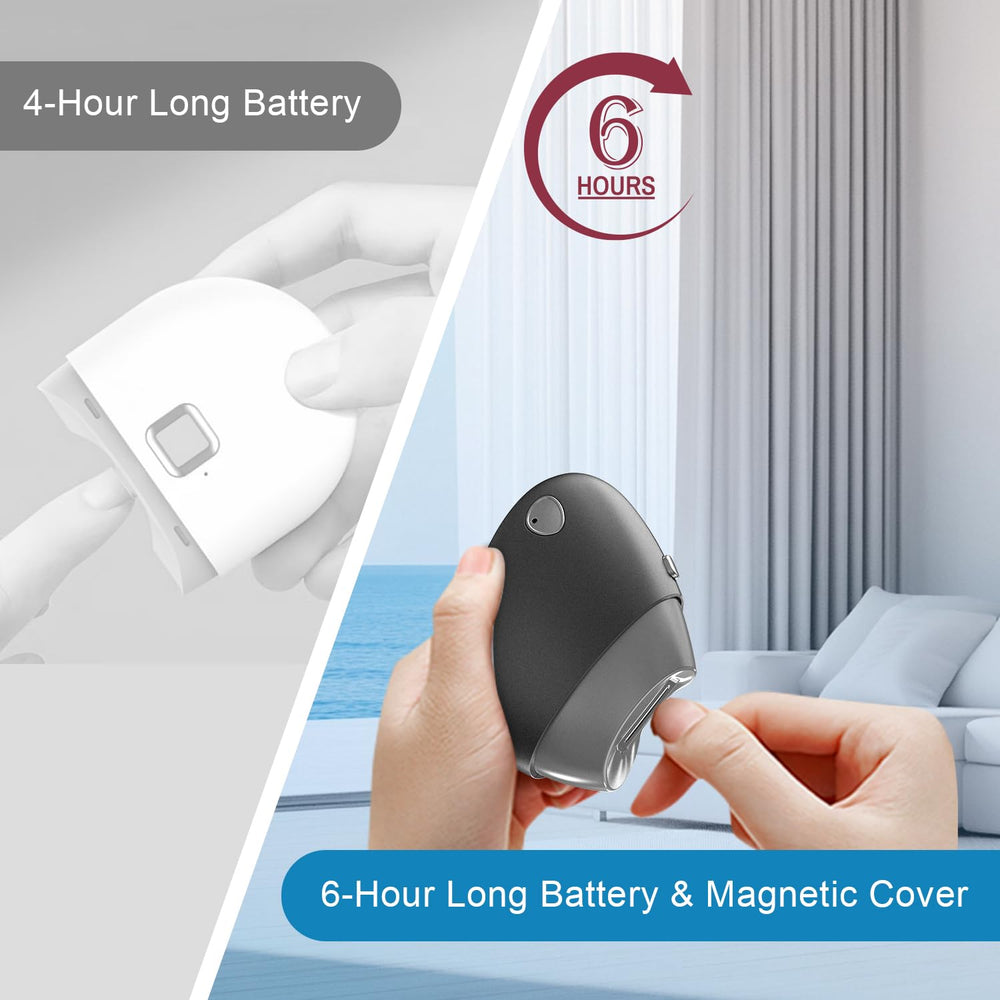 Ergonomic grip on LE.VOLIFE clipper reduces hand fatigue during use.