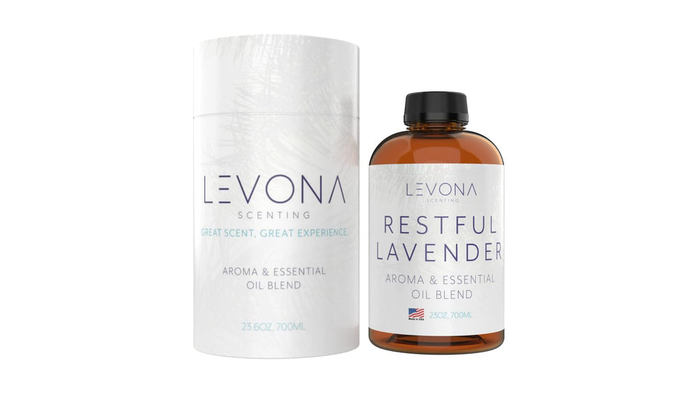 LEVONA SCENT Hawaiian Sunset bottle pour creates tropical ambience.