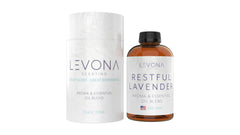 LEVONA SCENT Hawaiian Sunset bottle pour creates tropical ambience.
