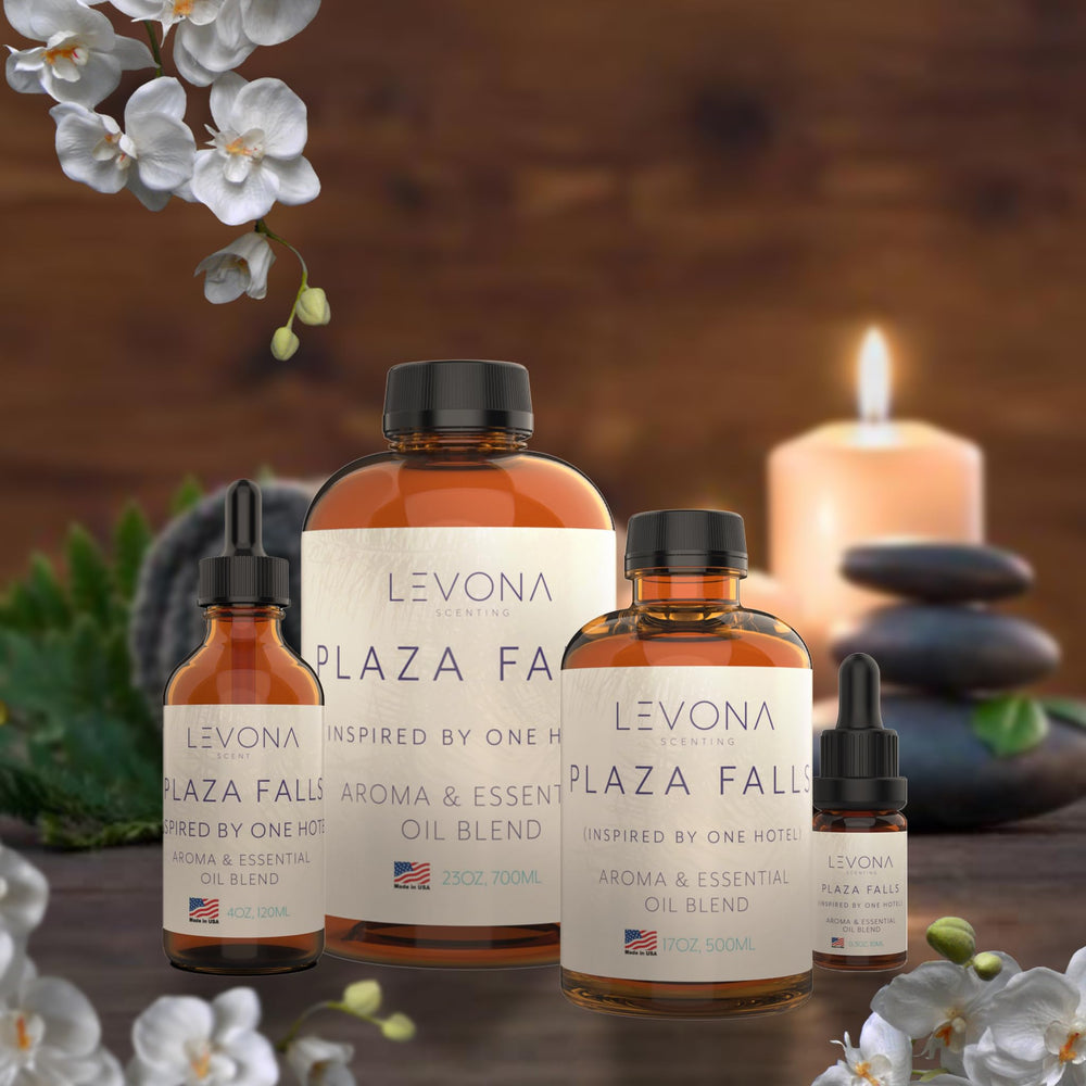Levona Scent Plaza Falls oil in action with humidifier diffusers