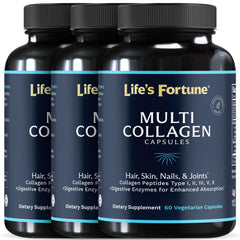 Lewis Labs Enhanced Collagen Pills bottle pour showing easy-dose capsules for joint support.