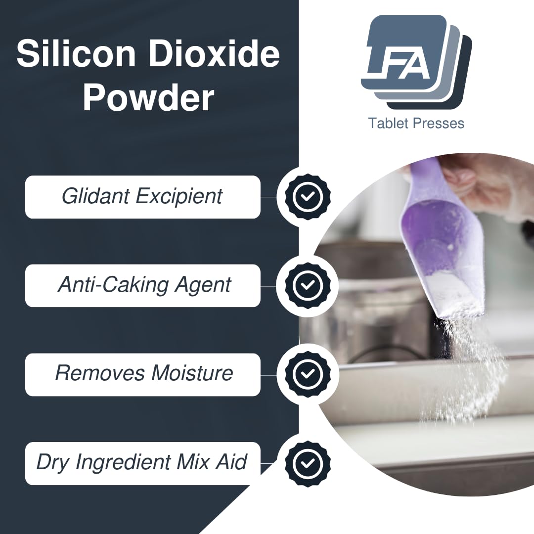LFA fine silica powder blends evenly into dry mixes