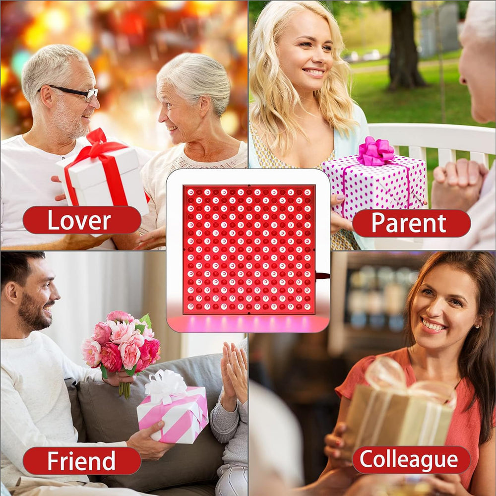 LHCYLDQ red-light panel by bedside supports convenient nightly routines
