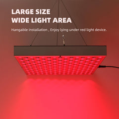 LHCYLDQ red-light panel mounted on wall for flexible positioning