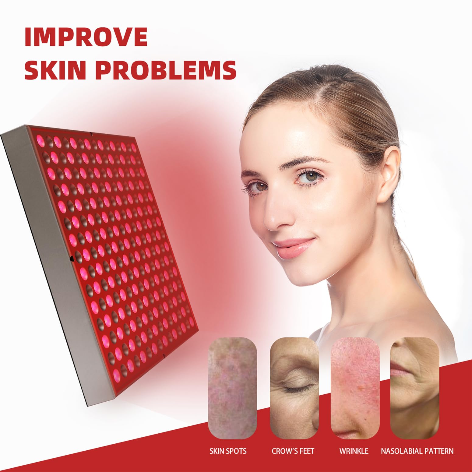 LHCYLDQ skin close-up suggests potential collagen support and smoother complexion