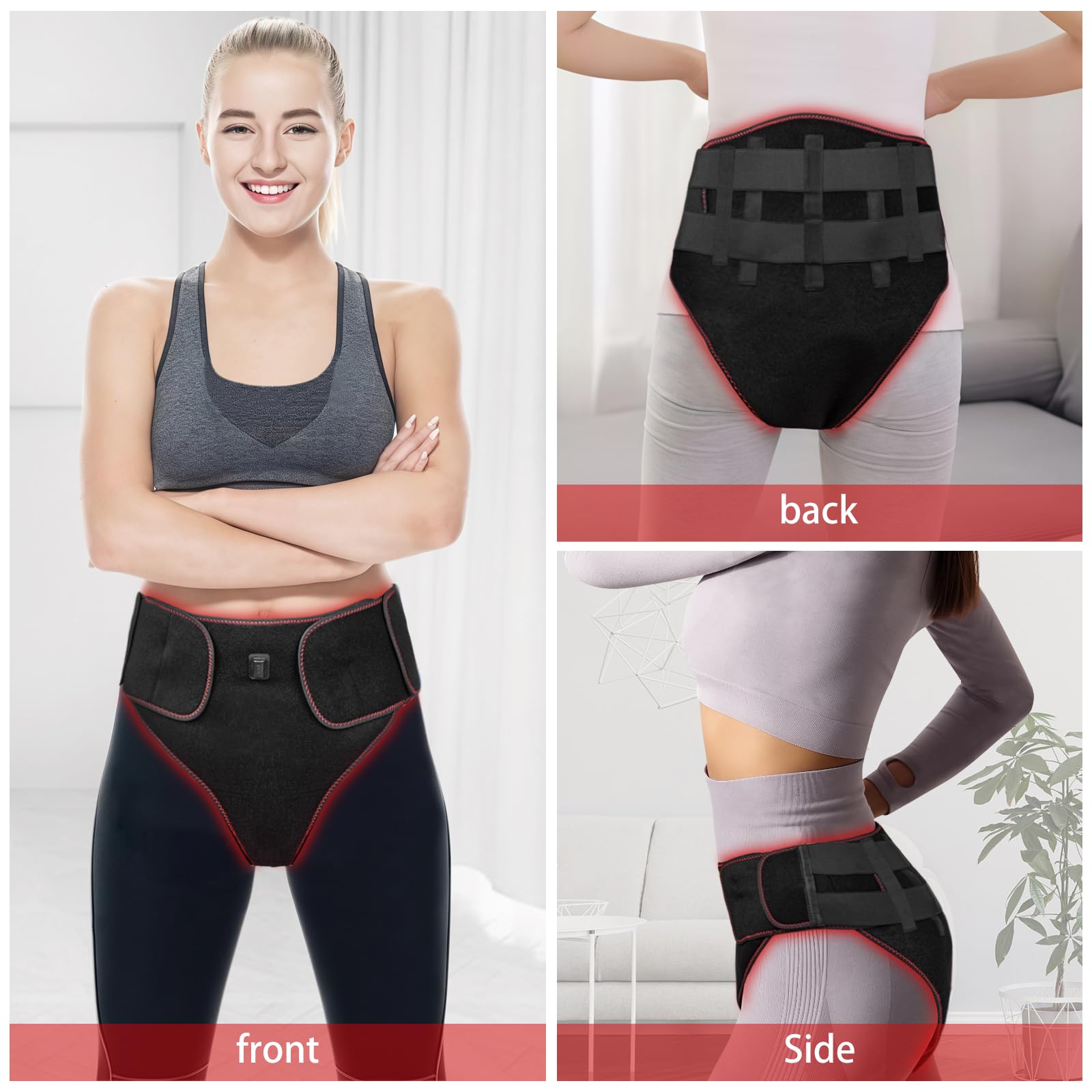 LHDCTK portable lower back massager in compact design.