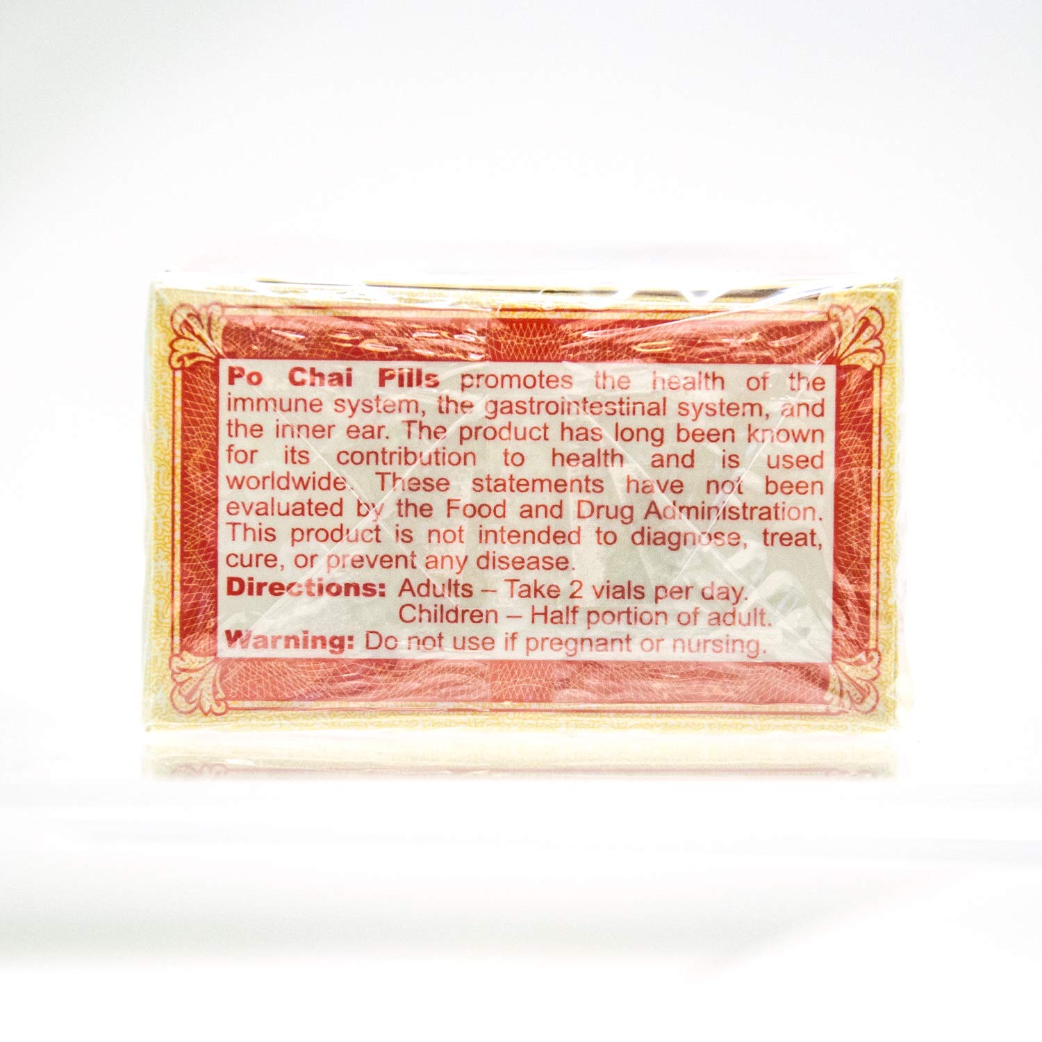 Display of Po Chai Pills packaging emphasizes authentic multi-pack value.