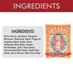 Li Chung Shing Tong Po Chai Pills vials pack highlights convenient daily dose for GI and immune balance.