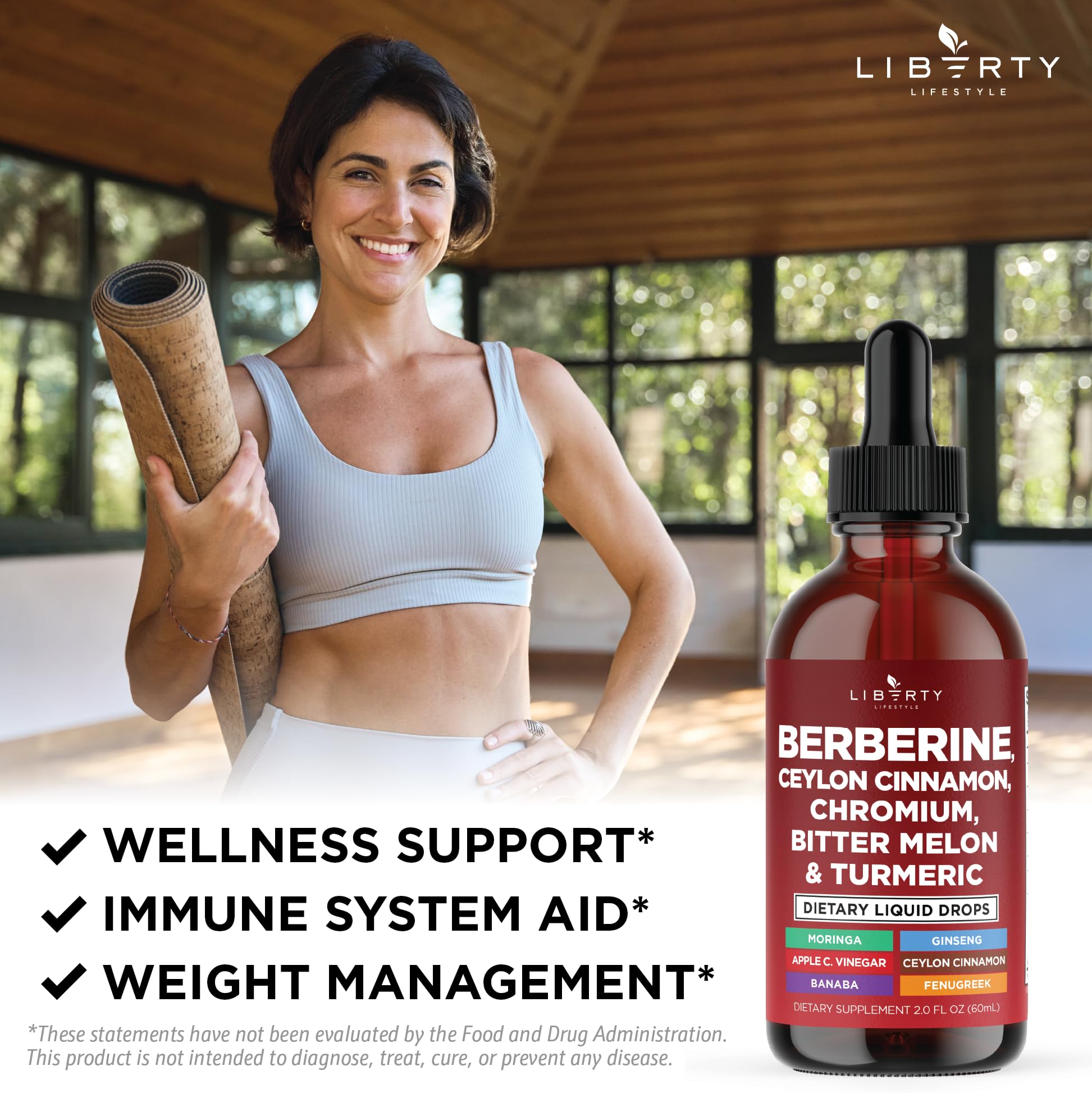 Liberty Chromium Picolinate tablets illustrate a trace mineral for balanced metabolism.