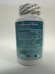 Liberty Lifestyle 8-in-1 Immune bottle open pour demonstrates convenient dosing during busy days