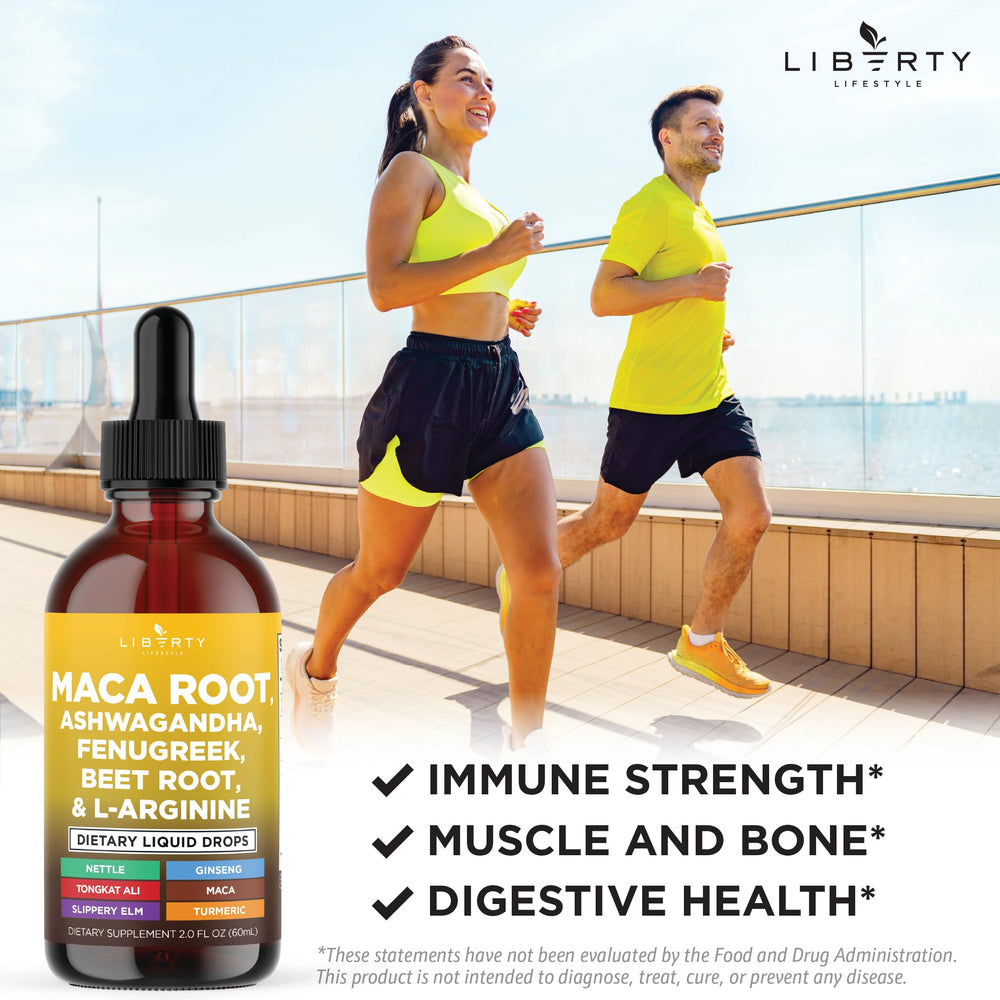 Liberty Lifestyle Beet root and fenugreek liquid mix for vitality.