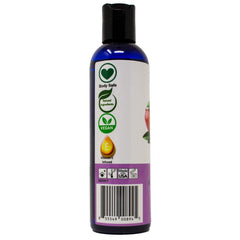LICK mango flavored massage oil being applied for a smooth glide and relaxation.