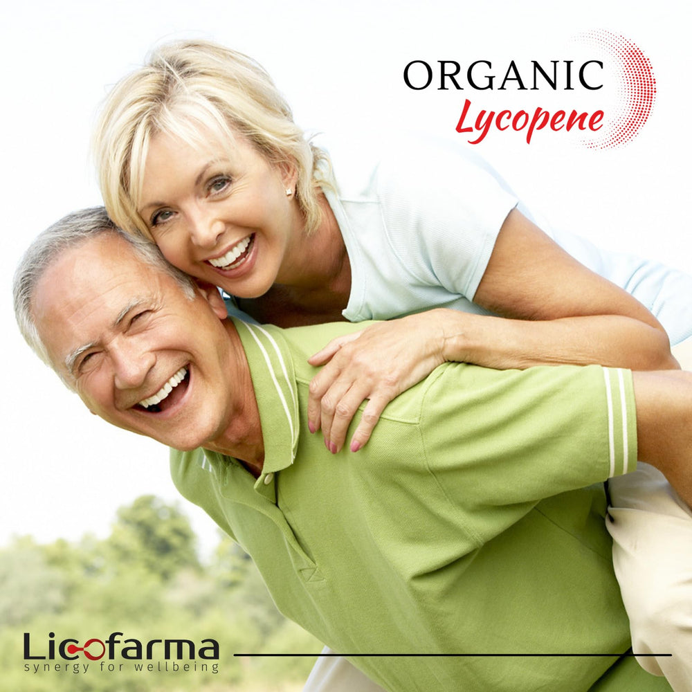 Licofarma Organic Lycopene CO2 extraction badge denoting purity and quality