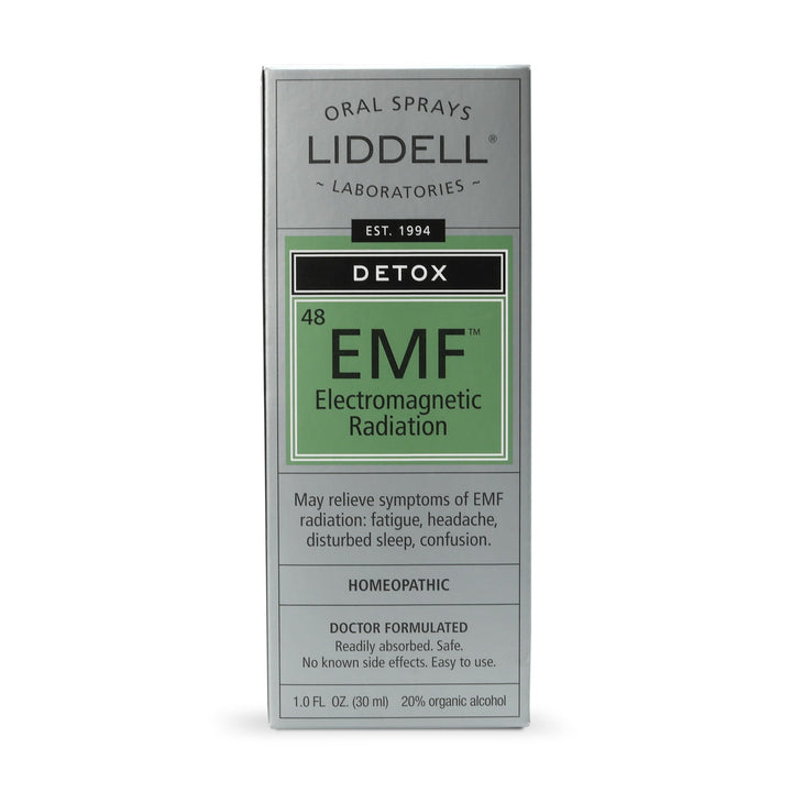 Liddell EMF spray on a desk for easy access